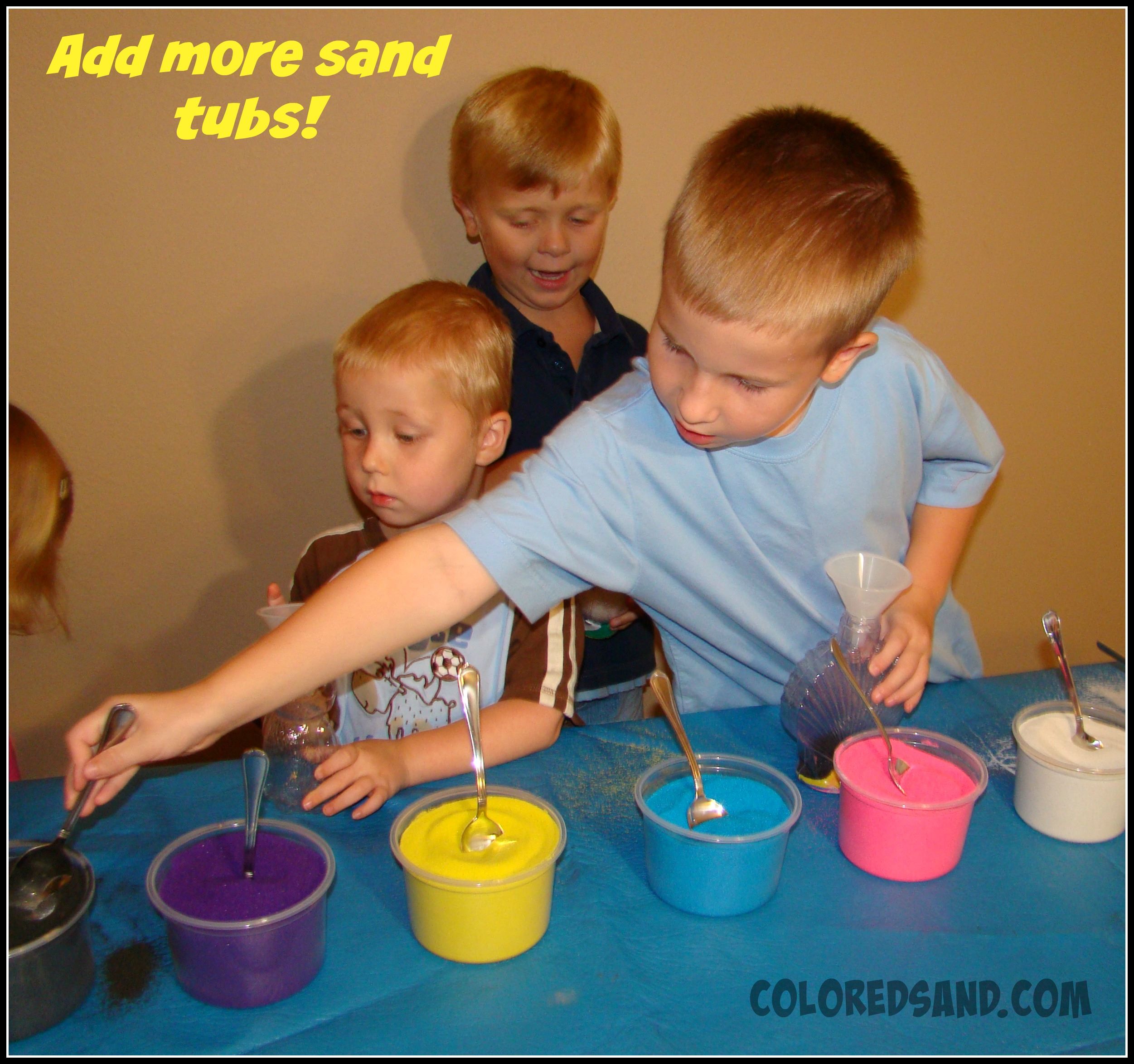 supplies for doing sand art