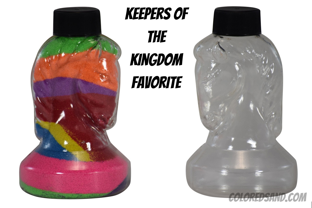 keepers of the kingdom sand art bottles