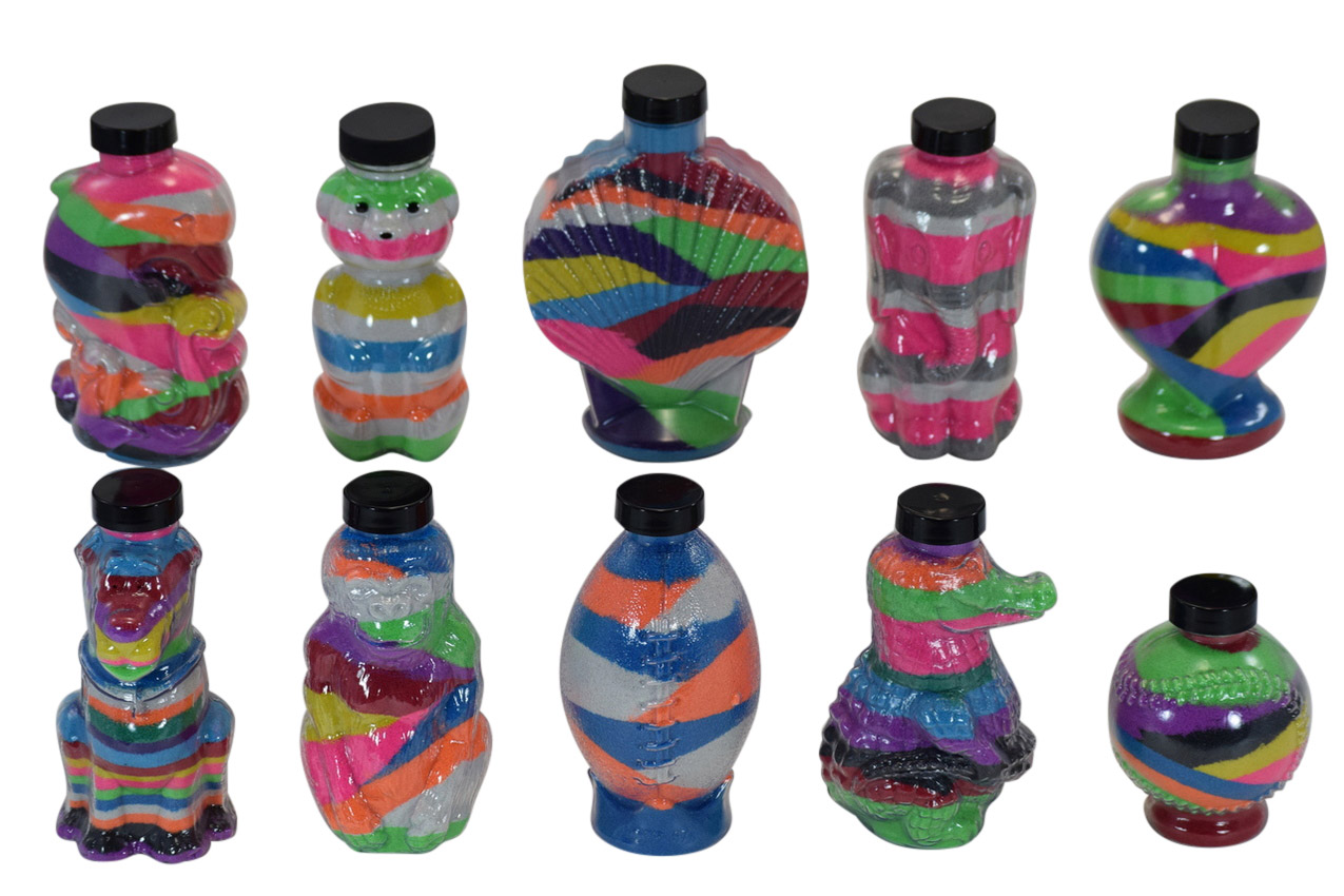 Sand Art Bottles Bulk - Coloredsand.com