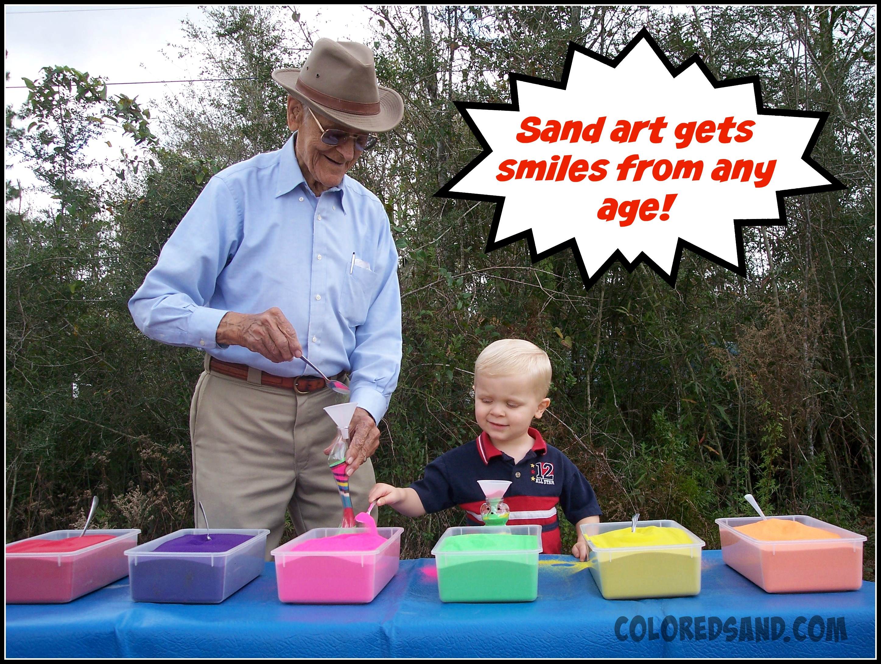 sand art is for the young and old